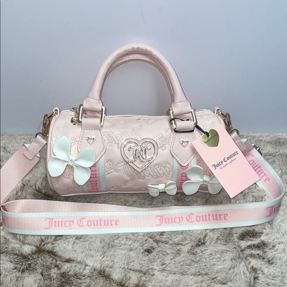 NWT Juicy Couture ‘Save The Best For Last’ Mini Barrel Crossbody